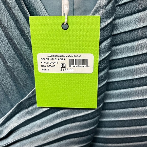 Sam Edelman Blue Asymmetrical Sheath Dress Cocktail - Picture 4 of 5